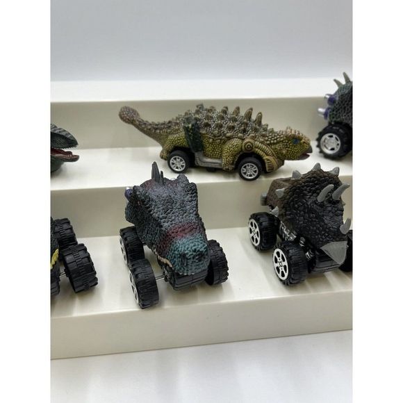 Lot 8 Dinosaur Shaped Toy Car Pull And Go Kid Gift Dino Toy Children Unbranded - Picture 4 of 9